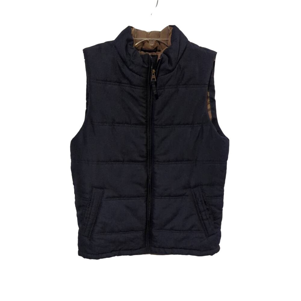 Weatherproof Vintage Navy Puffer Vest, EUC, S